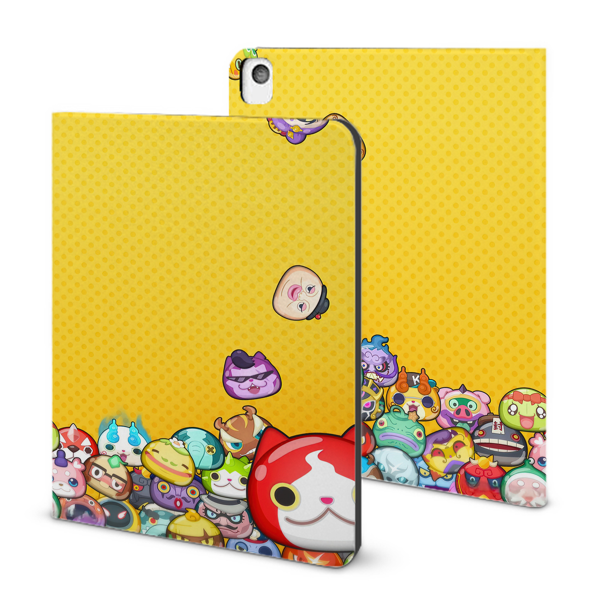 （画像用） 妖怪ウォッチ Yo-kai Watch IPadケース ペンホルダー付き ブックスタイルデザイン